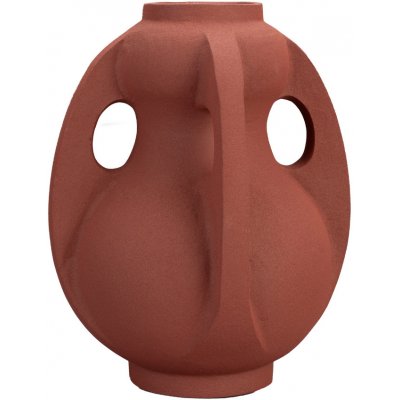 Terakotově červená hliníková váza DUTCHBONE THIAGO 23 cm – Hledejceny.cz
