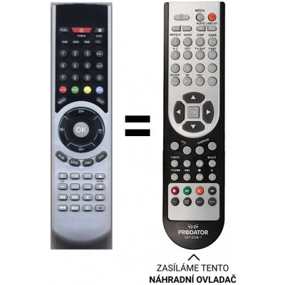 Dálkový ovladač Predátor Megasat HD900, HD910, HD935, HD950 – Hledejceny.cz
