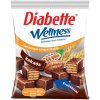 Oplatka Diabette Wellness oplatky s fruktózou plněné kakaovým krémem máčené v hořké čokoládové polevě 120 g