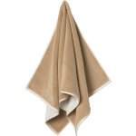 Ferm Living Bavlněná osuška Ekko Cashmere/Off-white 70 × 140 cm, béžová barva, textil – Zboží Dáma