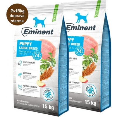 Eminent Puppy Large Breed 28/14 2 x 15 kg – Hledejceny.cz
