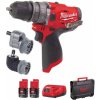 Akušroubovák Milwaukee M12 FPDXKIT-202X 4933464138