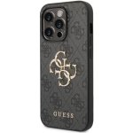 Pouzdro Guess PU 4G Metal Logo iPhone 15 Pro šedé – Sleviste.cz