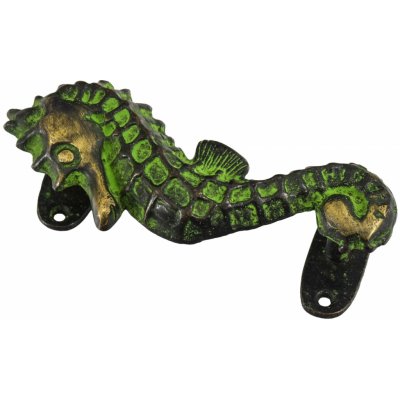 Sanu Babu mořský koník 15 cm zelená patina – Zboží Mobilmania