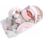 Llorens 74004 NEW BORN miminko se zvuky a měkkým látkovým tělem 42 cm – Zboží Mobilmania