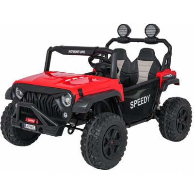 mamido Dětské elektrické autíčko PASSION 4x200W 24V červená – Zboží Dáma