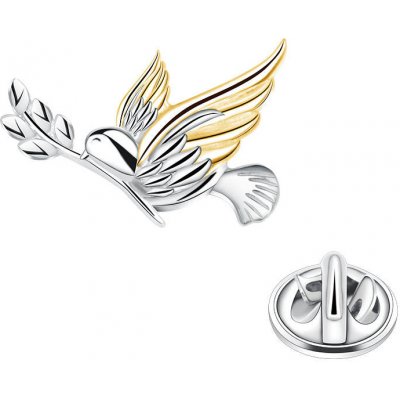 Olivie stříbrná brož HOLUBICE MÍRU 7496 – Zboží Dáma