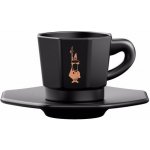 BIALETTI Perfetto Moka porcelánové šálky na espresso s podšálky 4 x 75 ml – Zboží Mobilmania