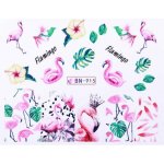 Allepaznokcie Nailart Vodonálepky plameňáka BN-915 – Hledejceny.cz