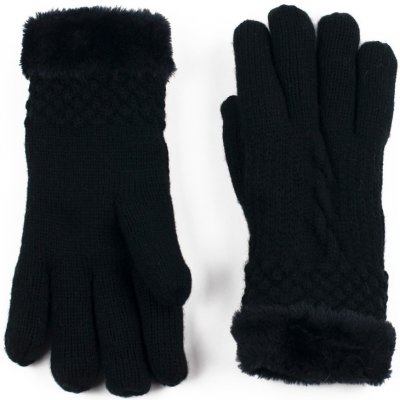 Art of Polo rukavice s copánky černé – Zboží Mobilmania