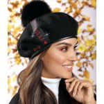 Willi Hats Heaven zimní černý baret ozdobený -Seranik – Hledejceny.cz