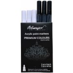 Artmagico sada černá a bílá 2-3 mm 80159 – Zboží Mobilmania