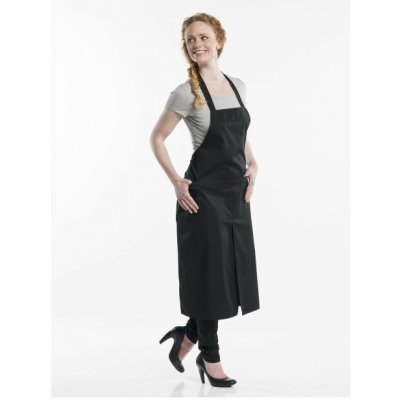 Chaud Devant Kuchářská zástěra s náprsenkou 4-Pockets Black Black – Hledejceny.cz