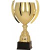 Pohár a trofej Zlatý kovový pohár 42 cm 16 cm