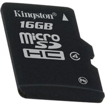 Kingston microSDHC 16 GB Class 4 SDC4/16GBSP