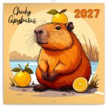 NOTIQUE poznámkový Rozverné kapybary 30 × 30 cm 2027 – Sleviste.cz