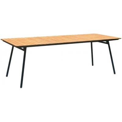 Norddan Designový zahradní stůl Acevedo 220 cm teak – Hledejceny.cz