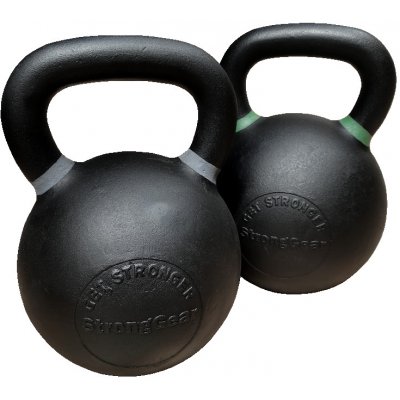 StrongGear kovový kettlebell litina 56 kg – Zboží Dáma