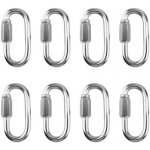 ZEONHEI 8dílné šroubovací spojky M6 z nerezové oceli, řetězový článek se šroubovacím konektorem, – Sleviste.cz