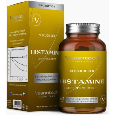 Vesantech Laboratories Probiotika Histaminem 60 kapslí – Hledejceny.cz