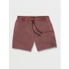 Pánské kraťasy a šortky Volcom Center Trunk 17 bordeaux brown