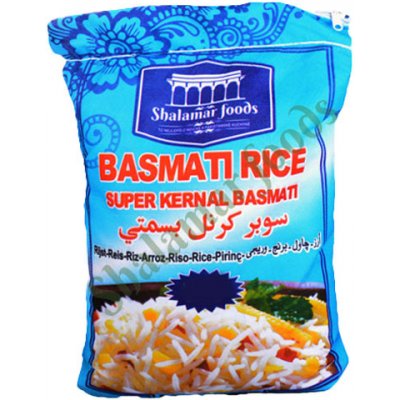 Shalamar Super Kernal Basmati rýže 5 kg – Hledejceny.cz