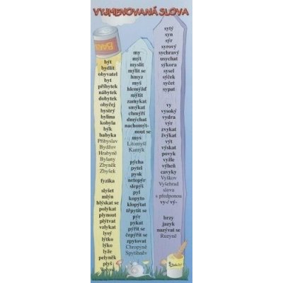 Záložka vyjmenovaná slova – Hledejceny.cz