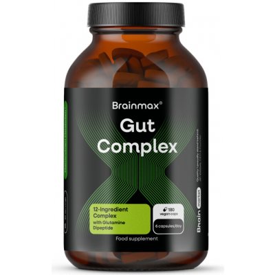 BrainMax Gut Complex Střeva a trávení 180 rostlinných kapslí – Hledejceny.cz