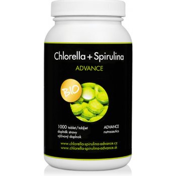 Advance nutraceutics Chlorella+Spirulina 1000 tablet