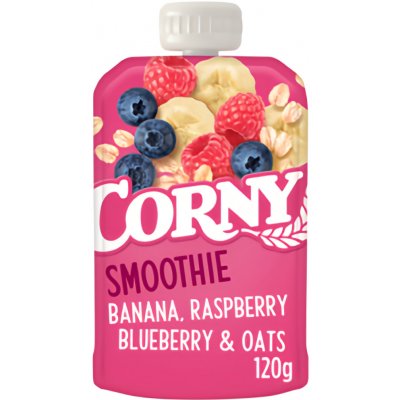 CORNY Smoothie banán maliny borůvky ovesné vločky 120 g – Zbozi.Blesk.cz