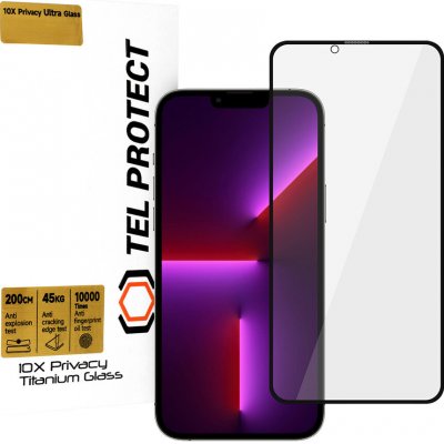Tel Protect tvrzené sklo 10X Privacy Titanium pro iPhone 13 Pro Max 141066 – Zboží Živě