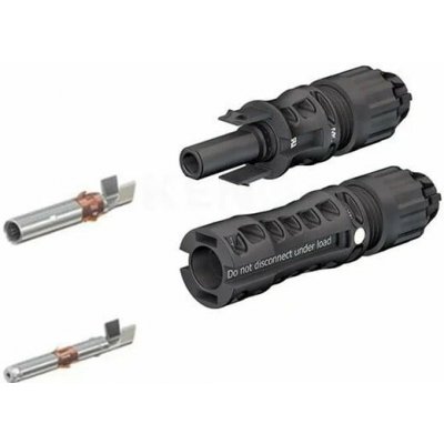 Stäubli sada vícekontaktních konektorů MC4 4-6mm2, Evo připraveno (bez krimpování) (MC-PV-4-EVO_READY) – Sleviste.cz