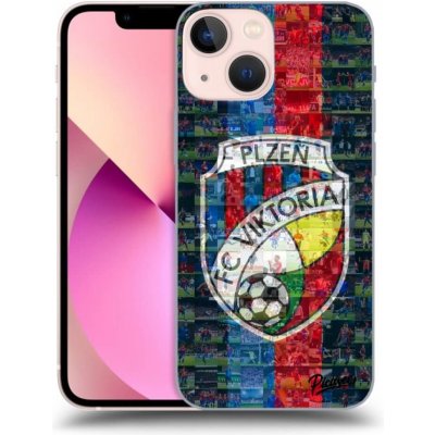 Picasee silikonové Apple iPhone 13 mini - FC Viktoria Plzeň A čiré