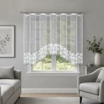 Dekorační žakárová záclona s řasící páskou DONKA 140 bílá 400x140 cm MyBestHome – Hledejceny.cz