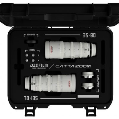 DZO Optics DZOFILM Catta Zoom 35-80/70-135 mm (E_White_Case_2ks) – Sleviste.cz