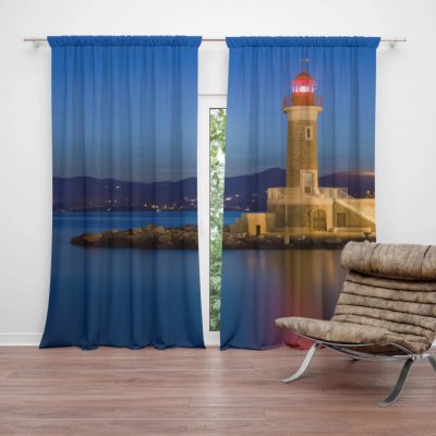 Závěsy Noční maják: 2 ks - 140x250 cm - Sablio – Hledejceny.cz