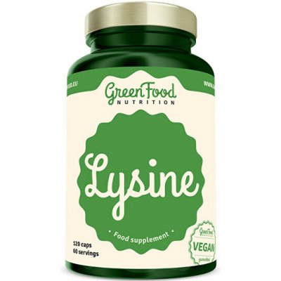 GreenFood Lysine 120 kapslí – Hledejceny.cz
