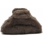 Kožešinový skřipec na vlasy Barva: šedá – Zboží Dáma