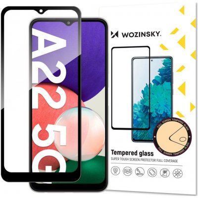 VSECHNONAMOBIL 3D Tvrzené sklo Samsung Galaxy A22 5G černé 32747 – Zboží Živě