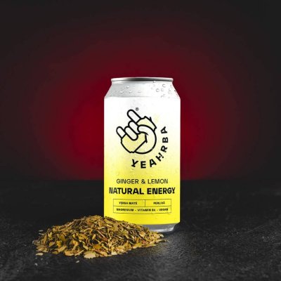 Kratom World Yeahrba Drink Ginger & Lemon 330 ml – Zboží Dáma