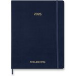 Moleskine Essential Vegea A4 týdenní 2026 modrý – Zboží Mobilmania
