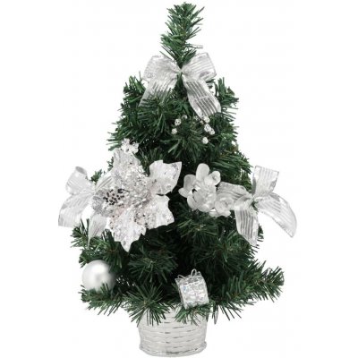 Chomik VÁNOČNÍ STROMEK 40 CM STŘÍBRNÝ *2248 – Hledejceny.cz