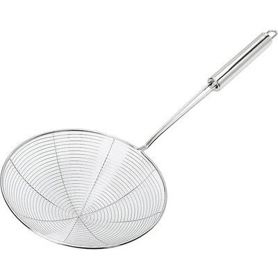 MagicHome Naběračka MagicHome, odpěňovačka, kuchyňská, sběrač pěny, spirálová, 20 cm, nerez – Zboží Dáma