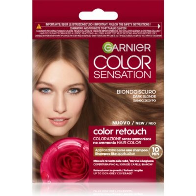 Garnier Color Sensation Retouch tónovací barva na odrosty Biondo Scuro – Zboží Dáma