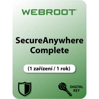 Webroot SecureAnywhere Complete 1 lic. 1 rok (WSAC1-1) – Hledejceny.cz