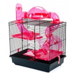 Inter Zoo klec ROCKY+TARAS růžová 42 x 28 x 38 cm – Zboží Dáma