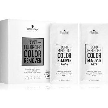 Schwarzkopf Bond Enforcing Color Remover odstraňovač barvy pro zesvětlení vlasů 10 x 30 g