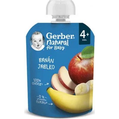 Nestlé Natural kapsička banán a jablko 90 g – Zboží Dáma