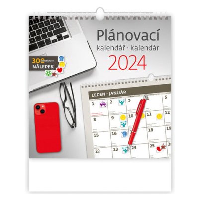 Plánovací kalendář/kalendár nástěnný 2024 – Zbozi.Blesk.cz