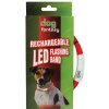 Dog Fantasy Obojek LED světelný nylon